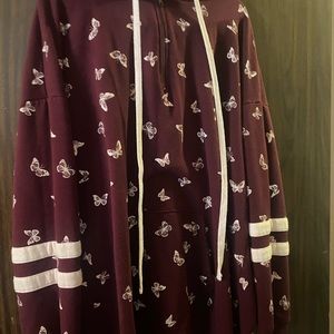 Sweatshirt,hoodie with zipper